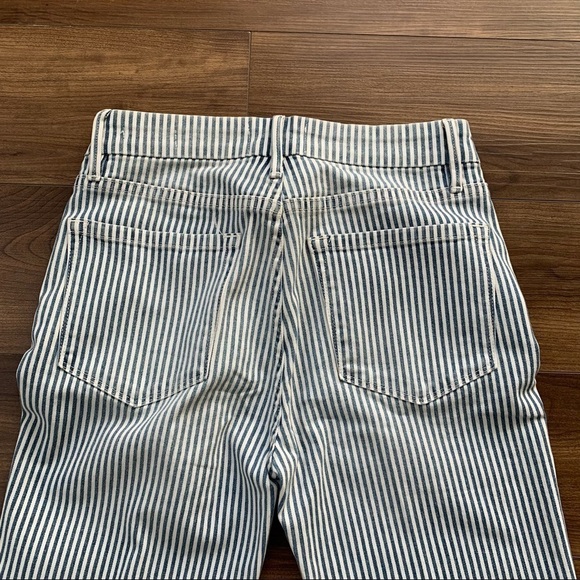 FRAME Engineer Striped Crop Mini Boot Normandie 25 - Picture 7 of 12